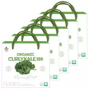 CJ 유기농 컬리케일 100 2입 세트 5박스 60g 선물세트 한가위 설날 친정 가족 추석