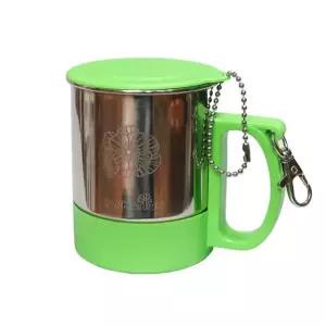 카네이션 캠핑 물컵 뚜겅 스텐 물컵 등산컵 230ml 1P Juy5+7kfa