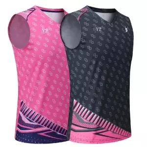 배드민턴민소매티 나시티 경기 남성 단체복 대회 상의 선수