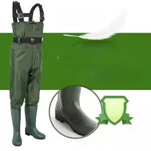 낚시 가슴장화 장화 해루질 수산시장 농장 낚시터 방수 갯벌체험 작업복