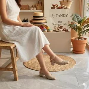 [탠디]미셀BY탠디 여성데일리 슬링백펌프스126013ADJSW