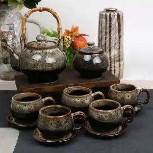 다기세트 도자기 다도 다구 다기 대나무고리다관 전통