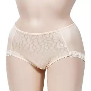 패턴 레오파드 청량한 인견소재 레이스라인 여성 팬티 WFJ698B