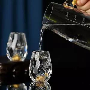 위스키 디캔터 글라스 세트 술잔 WFLOUDI