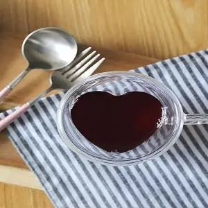 투명한 유리소재 프로포즈 러브 글라스 머그컵 W0B17E6