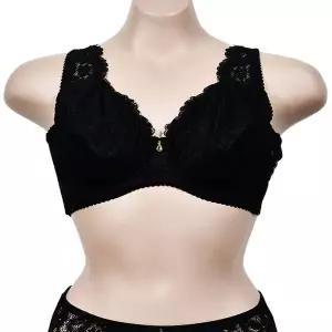 자수 우아한 레이스 빅사이즈 풀컵 노몰드 D컵 WFJ6981