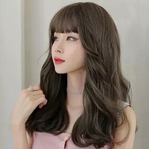 웨이브 통가발 긴머리 자연캠 롱가발 WFLOUDA