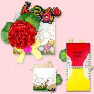 카네이션 크라프트지 카드 만들기 어버이날 스승의날 감사 선물