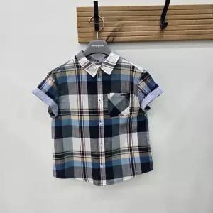 [레노마키즈]남아 썸머체크반팔셔츠  R2622B314_SH