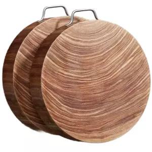 대형원형도마 두꺼운 우드 생선 도마 정육점