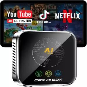 매직 AI 박스 무선 카플레이 어댑터 빠른 자동차 비디오 플러그 앤 간편한 설정 OEM 유선