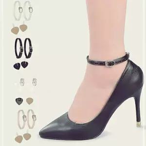 하이 구두 고정밴드 조절가능 여성 힐 신발 벗겨짐방지 끈 03WFFKOA64 화이트