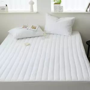 매트커버 레이 누빔 리스 킹 (K) (화이트) 침대 패밀리 면리스 부드러운리스 국산리스