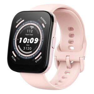 Amazfit Bip 5 스마트 워치 46mm GPS Amazon Alexa 내장 블루투스 통화 10일 배터리 심박수 VO2 Max 수면 모니터링 AI 헬스 트래커 앱 Android iPhone용 Pastel Pink