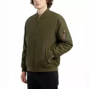 MUST IT_ Waxed-cotton bomber jacket 50541605 355) 조절형 밑단 왁스 코튼 보머 재킷)