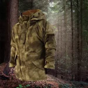 밀리터리 빈티지 바람막이 점퍼 미군 카모 야상 잠바 검정색 2XL