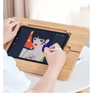 아이패드거치대 그림 드로잉 고정 쓰기 에어4 보드 IPADPRO 원목 대나무보드