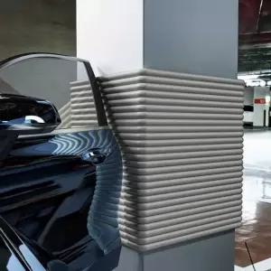 주차장 문콕방지 스펀지 1CM 미색 코너 가드 크림화이트 안전바 가드레일 안전 스크래치 5Mx20CMBeige