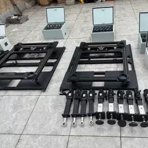 호환  핫 스타일 6DOF 모션 플랫폼 시뮬레이터 키트 레이싱 및 비행 시뮬레이션 콕핏 VR 시뮬레이션 설정을