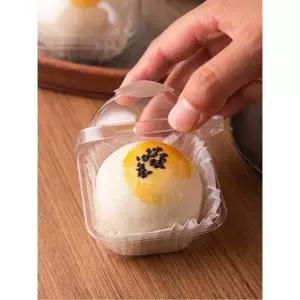 두쫀쿠 투명사각 포장용기 쫀득쿠키 시리즈 세트 제과포장 사각용기 898 양갱 1구 50 sets 5x5x5센티미터