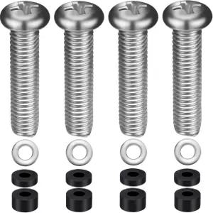 삼성 TV용 M8 30mm 벽걸이 나사 스페이서 장착 시 42인치 50인치 55인치 60인치 65인치 75인치 82인치 함께