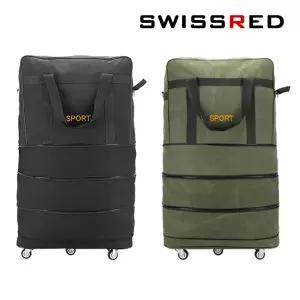 [스위스레드] 2컬러 대용량 3단 유학 대형 이민가방 TSM-1404
