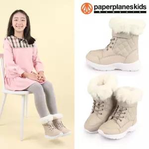 아동 패딩 털 부츠 키즈 유아 어린이 겨울 기모 방한 슈즈 초등 학생 신발