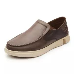 [롯데백화점]랜드로바 남성 경량 쿠션 비즈 캐주얼 슬립온 LANSLS3106MF3 브라운