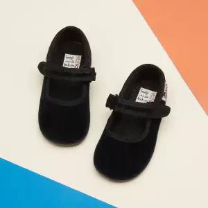 [롯데백화점]불라디 [불라디] 여아구두 벨벳메리제인 1800 블랙 VU1800J3BK by 트래드후스