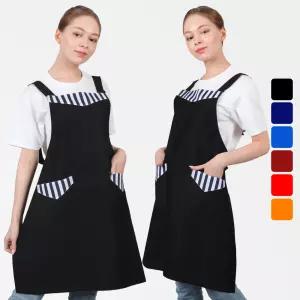 AE02BT H형 앞치마 요양보호사 보육교사 로고 인쇄 제작 단체