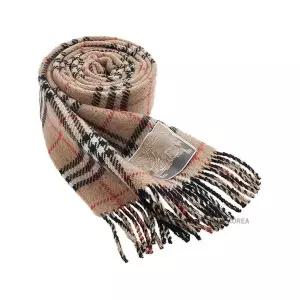 [버버리] 리버시블 체크 캐시미어 울 스카프 샌드 8099014 123539209