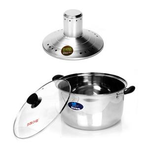 빨래찜통34cm 옷삶는통 아기빨레냄비 걸레소독통 삶솥