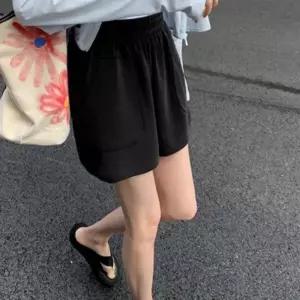 [다잇템][다잇템] 여자 고무줄 소프트핏 캐쥬얼 사이드포켓 반바지_22137512_58