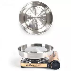 숯불용 YCAK6840 가스용 3중 구조 스텐 불고기 불판 육수 불고기판 외경 31.8cm 35cm