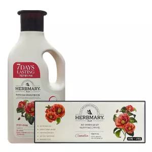 허브마리1848 카멜리아힐 실내건조 세탁세제 2L 1개 + 드라이시트 160매 1개