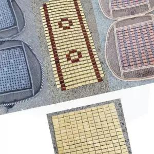 대나무방석 통풍 마작시트 자동차 여름용 의자방석 쿨링 사무실 운전석 시트커버