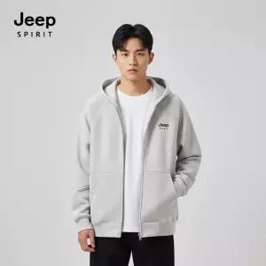 [지프]JEEP SPIRIT 남녀공용 오버핏 투웨이 후드 집업점퍼 다크그레이 (JSSPJK313)