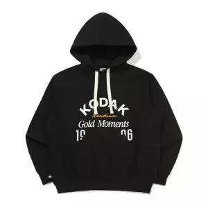 (국내매장정품) 코닥 KODAK 골드모먼트 빅로고 후드 티셔츠 BLACK K6123LHDB1BLK 248002