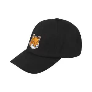 [메종키츠네] 폭스헤드 블랙 볼캡 MM06103WW0096 P199 97500429