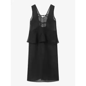 [CC콜렉트](강남점)시스루 페플럼 레이어드 원피스_C253MSE004