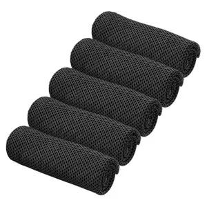 미빌 쿨브리즈 스포츠 타월, 블랙, 5개