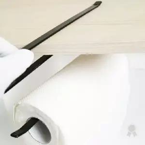 주방 휴지 걸이 벽부착 롤 페이퍼 타올 홀더 씽크대 수납 정리 거치 선반 접착식