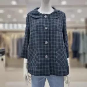 [프렐린]린넨 체크 자켓 RJK2420601_SC_SC