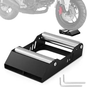 오토바이 휠 클리닝 스탠드 타이어 및 체인 윤활용 범용 롤러 스트리트 바이크용 헤비 듀티 패독 700 LB 폭