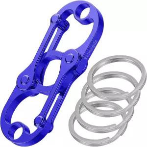 예봉다 스페셜 키 체인 헤비 듀티 카라비너 클립 오프너 남녀용 링 4개 포함