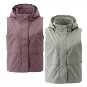 블랙야크 26년 봄신상 여성 트레킹등산일상 탈부착 후드 바람막이 조끼 우븐 숏 베스트 1BYVSSV501 250809