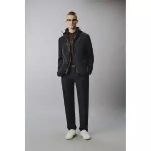 ZARA 논아이론 테크니컬 수트 블레이저 - 네이비 372827