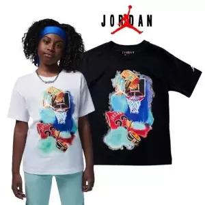 [나이키]키즈 주니어 조던 베스킷 풀사이드 반팔티 N252TS382P 742114