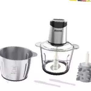 전동 다지기 쵸퍼 스텐 유리볼 세트 야채 고기 분쇄기 마늘 박피기 만능 믹서기