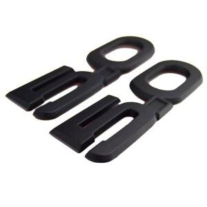 조라틴 2015-2023 포드 머스탱 GT F150용 올 매트 블랙 도어 펜더 사이드 5.0 엠블럼